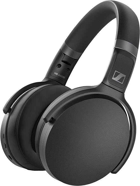 Consumer Audio HD 450SE Black Bluetooth 5.0 Wireless Headphone with Alexa Built-in - Active Noise Cancellation, 30-Hour Battery Life, USB-C Fast Charging, Foldable - Black