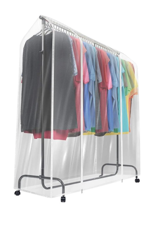 Transparent Garment Rack Cover