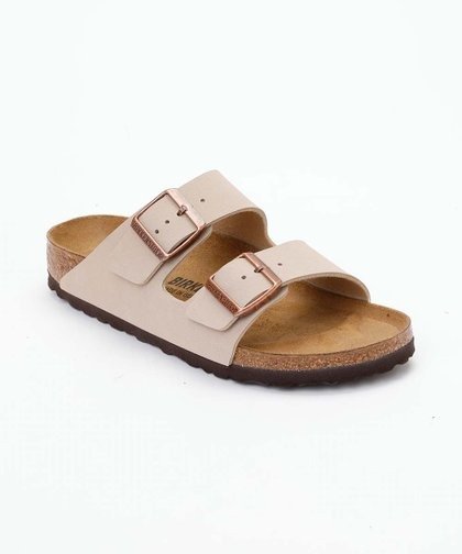 Birkenstock | White Arizona Medium/Narrow Leather Sandal - Women