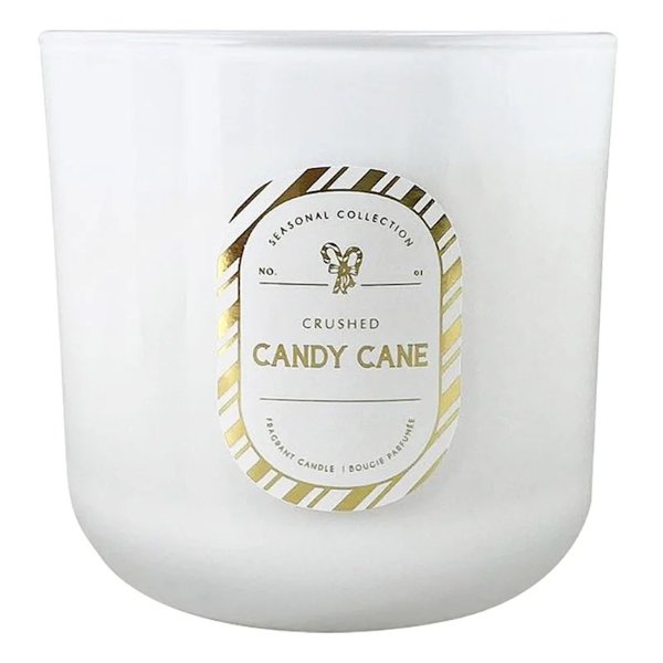 Crushed Candy Cane Scented Jar Candle, 12.5oz