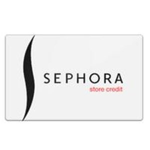 Raise: Sephora 实体店内使用的礼金卡