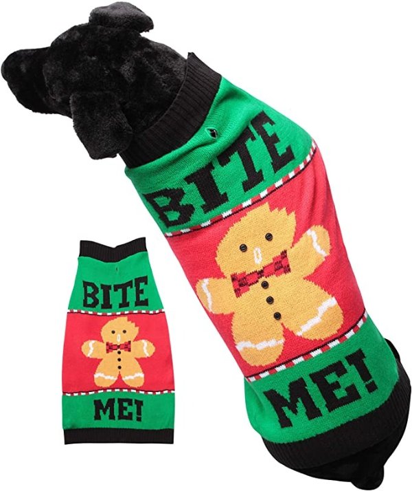 #followme Ugly Christmas Dog Sweater - Sizes for All Dogs