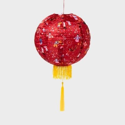 Lunar New Year Fabric Round Hanging Lantern