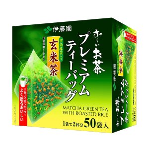 Ito En Genmaicha 优质玄米抹茶三角茶包 共50包