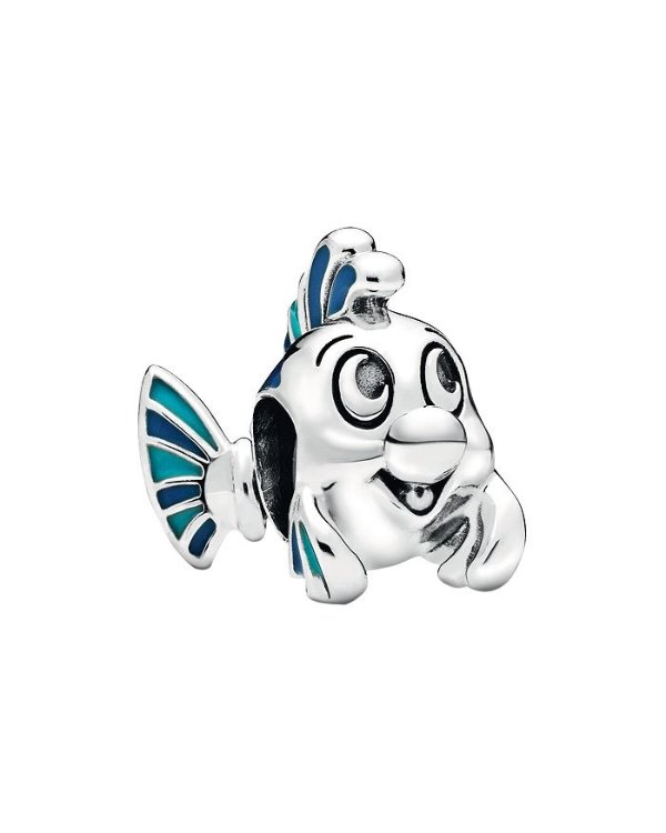 Sterling Silver Disney Flounder Charm