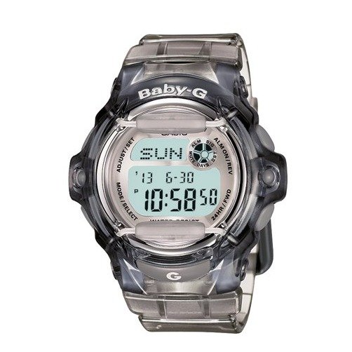Baby-G Grey Transparent Digital Watch BG169R-8M