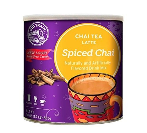 Spiced Chai Tea Latte, 1.9 Lb (1 Count), Powdered Instant Chai Tea Latte Mix, Spiced Black Tea with Milk, For Home, Cafe, Coffee Shop, Restaurant Use