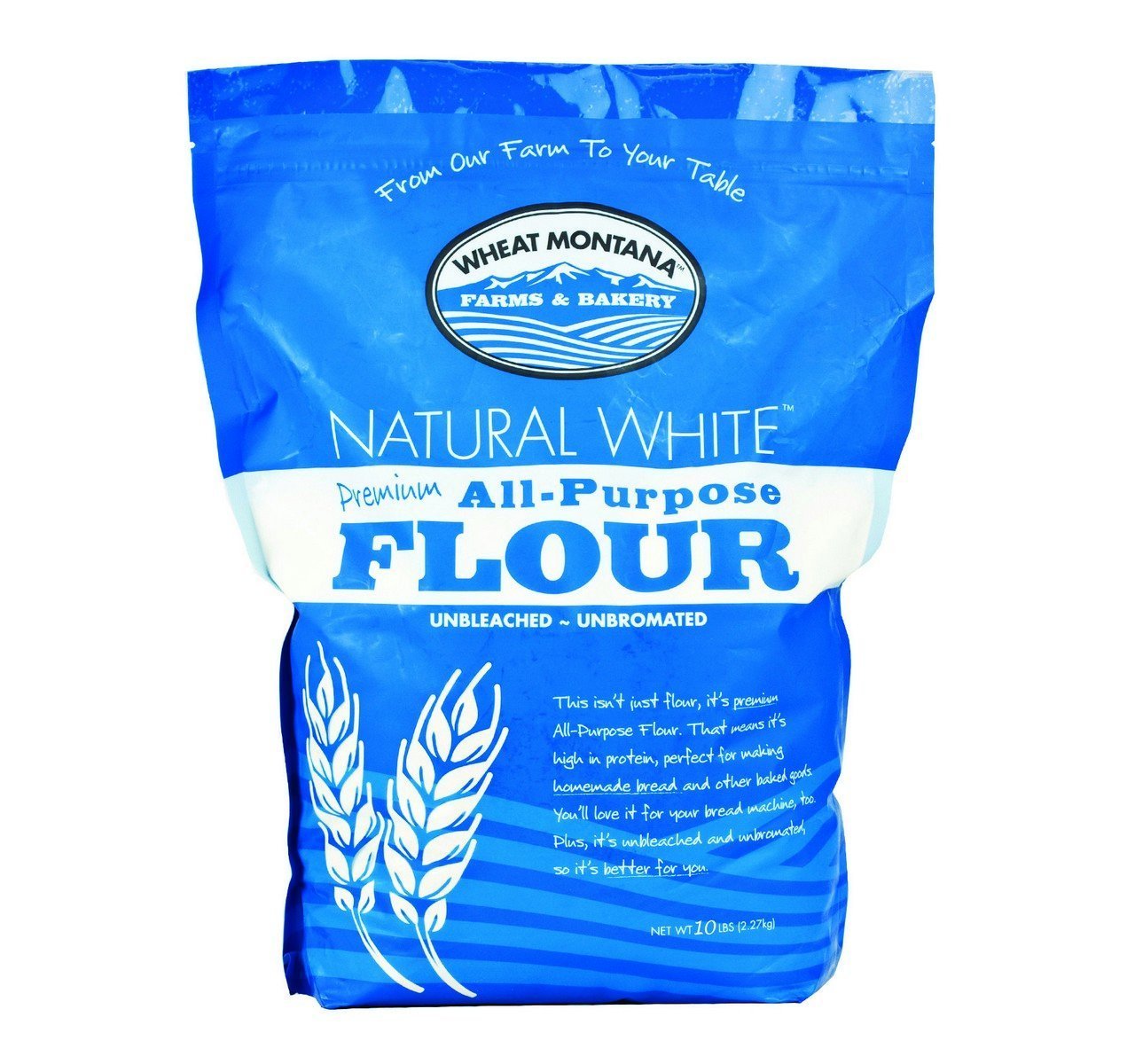 Wheat Montana多功能白面粉(两包装 – 10磅)