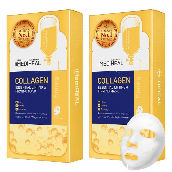 Collagen Essential Lifting and Firming Sheet Mask, 2-pack