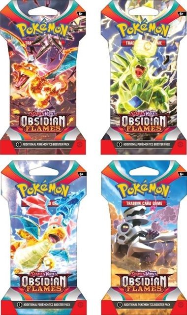 Pokemon - Trading Card Game: Scarlet & Violet —Obsidian Flames Sleeved Booster - Styles May Vary