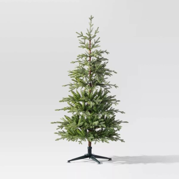 5.5' Unlit Indexed Balsam Fir Artificial Christmas Tree Green - Wondershop™