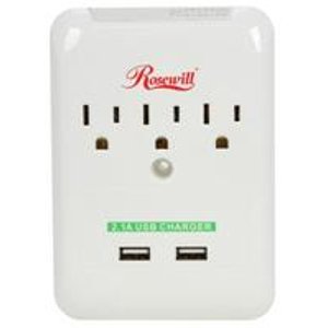  Rosewill 3-Outlet Wall-Mounted Surge Protector  RHSP-13002