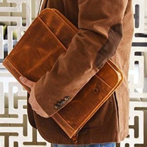 Today Only:RFID Protected Leather Portfolio by Aaron Leather