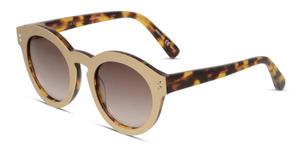 SC0046S Gold/Tortoise/Brown Prescription Sunglasses