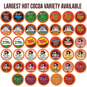 Two Rivers Chocolate Hot Cocoa Sampler Pack 40 Count