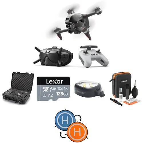 FPV Drone Combo with Case, SD Card & STROBE Light
