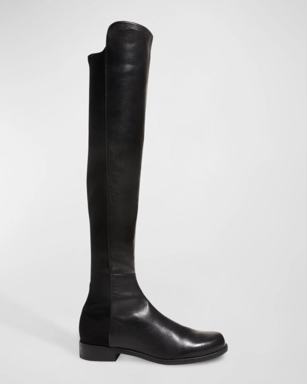 5050 Leather Over-the-Knee Boots