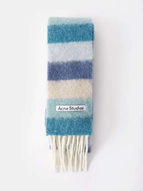 Vesuvio striped wool scarf | Acne Studios