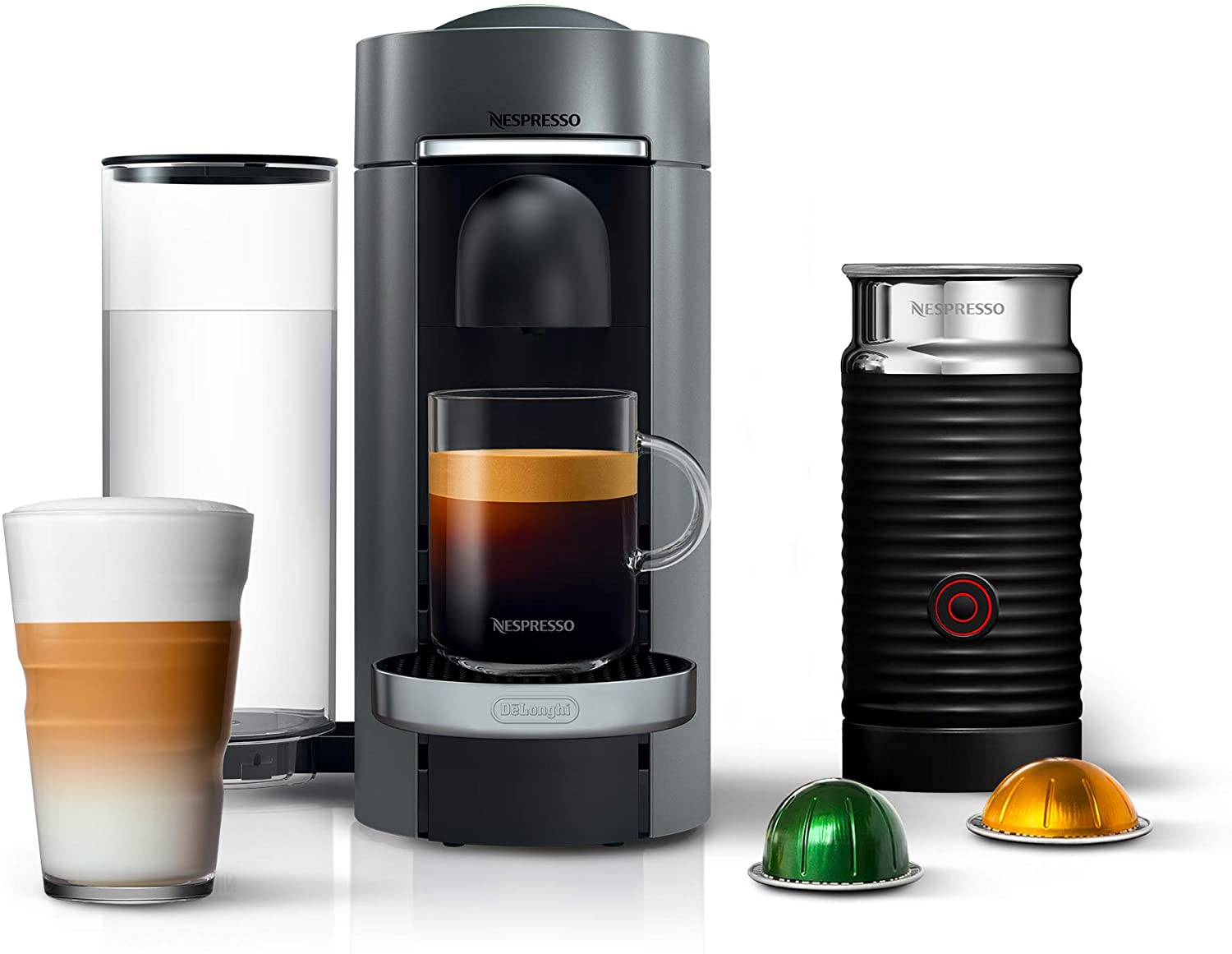 Nespresso Deluxe版意式胶囊咖啡机+奶泡机！