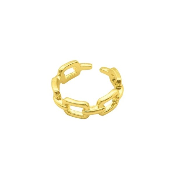 Open Adjustable Chain Link Ring
