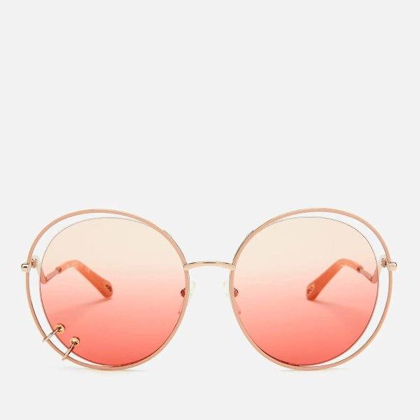 Women's Wendy Round Frame Sunglasses - Rose Gold/Gradient Rose