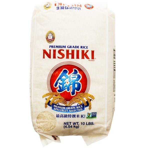 Nishiki Premium Rice, Medium Grain,15 Pound