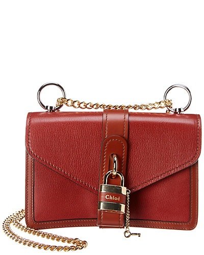 Aby Chain Leather Shoulder Bag