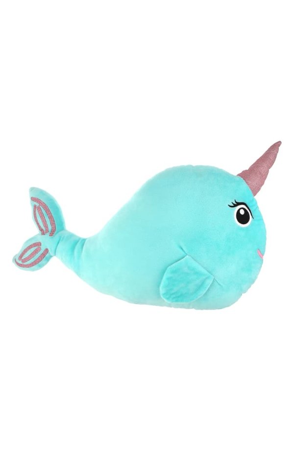 Nellie Narwhal Accent Pillow