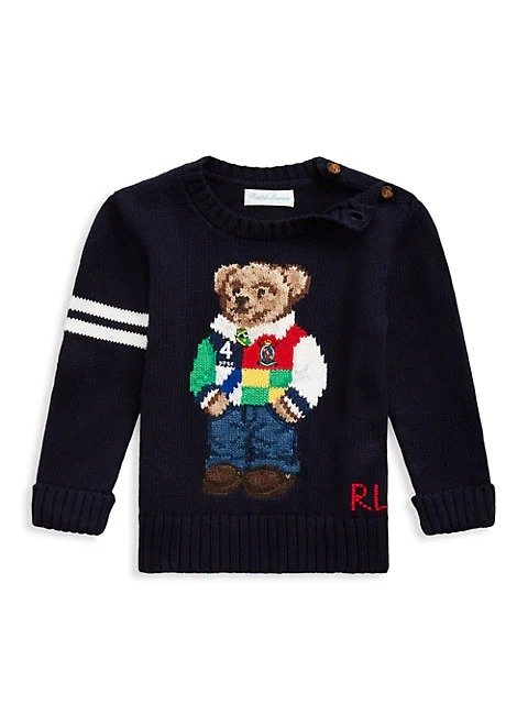 Baby Boy's Polo Bear Sweater