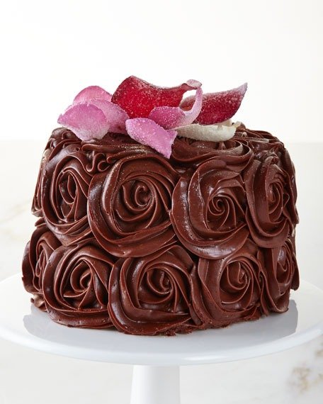 Chocolate Rose Cake, For 8-10 People
