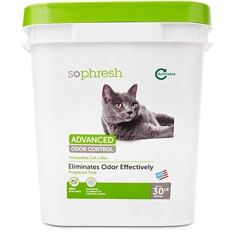 So Phresh Advanced Odor Control Scoopable Fragrance Free Cat Litter | Petco