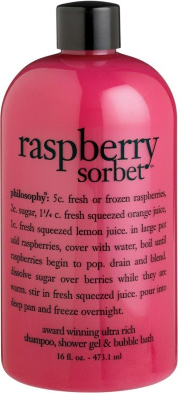Raspberry Sorbet Shampoo, Shower Gel & Bubble Bath