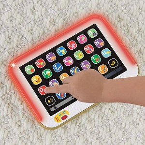 Fisher-Price Laugh & Learn Smart Stages Tablet, Gold @ Amazon