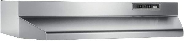 Broan- NuTone 403004 Under- Cabinet Ducted Range Hood with 2-Speed Exhaust Fan and Light, 30-inch