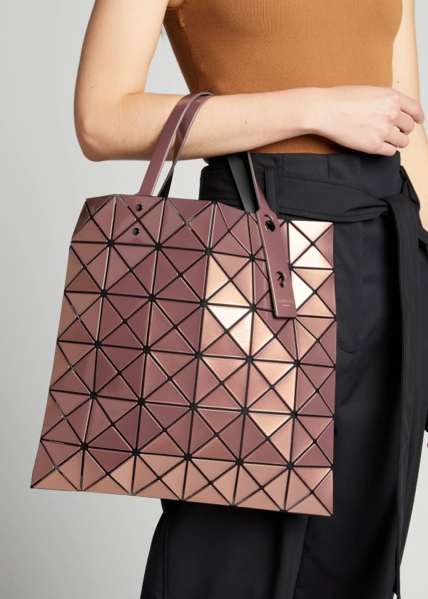 Lucent Metallic North-South Tote Bag