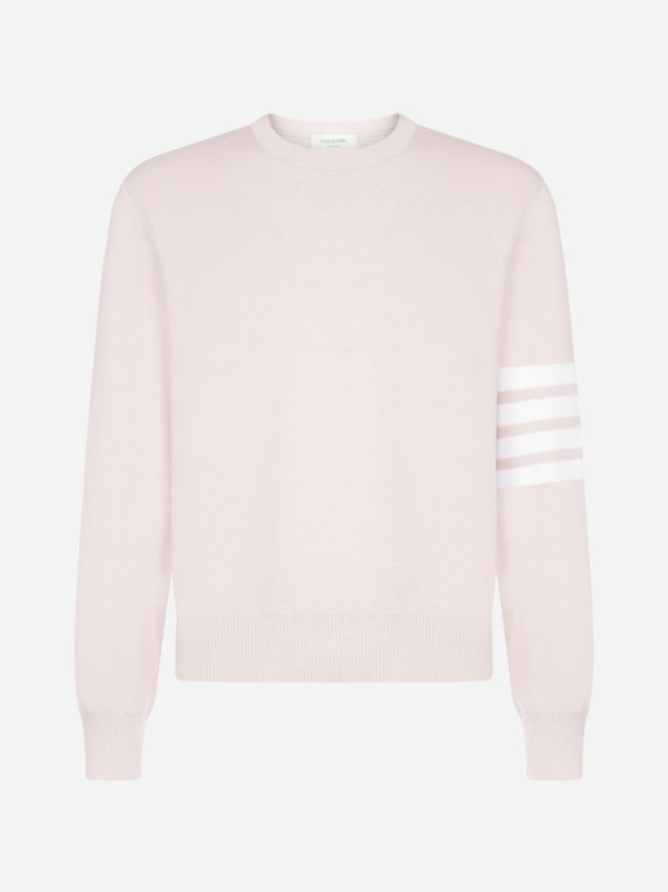4-Bar cotton sweater
