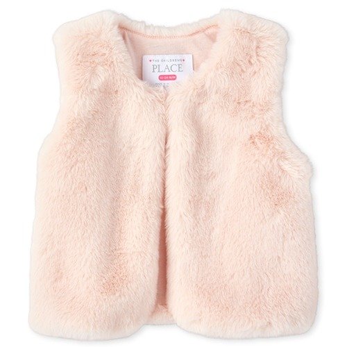 Toddler Girls Faux Fur Vest