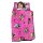 Minnie Mouse Toddler Nap Mat with Attached Pillow and Blanket, Pink, Aqua, Yellow