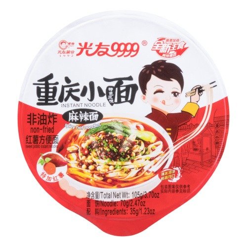 GUANGYOU Spicy Hot Noodles Bowl 105g