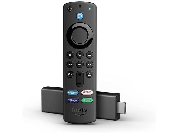 Fire TV Stick 4K, brilliant 4K streaming quality, TV and smart home controls