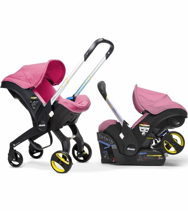 3合1婴儿安全座椅童车 粉色