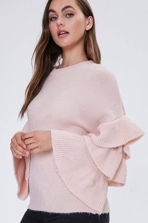 Tiered-Flounce Sweater