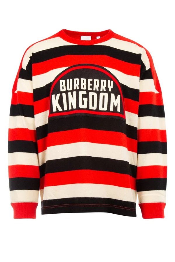 Striped Kingdom Logo Sweater
