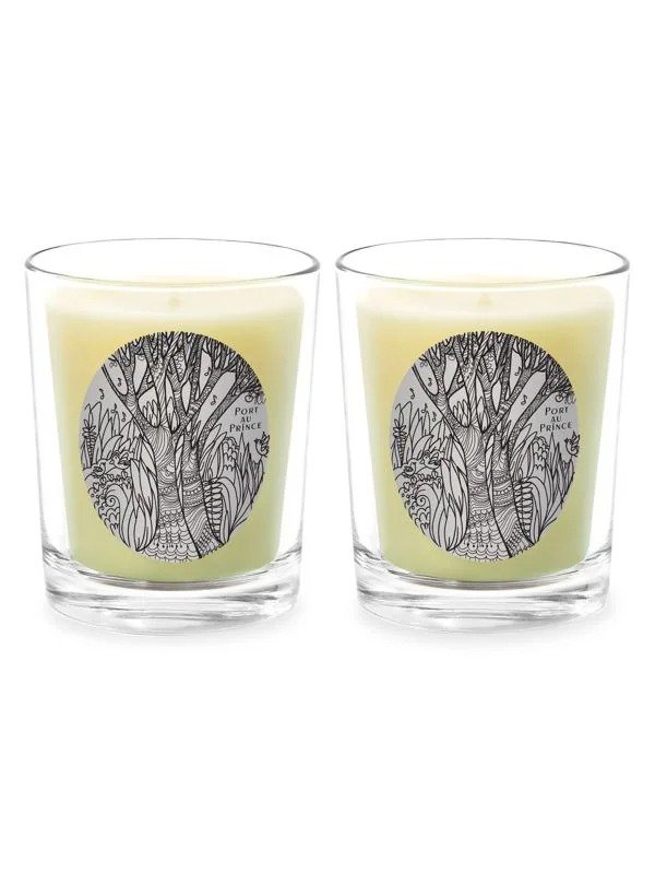 2-Piece Port Au Prince Scented Beeswax Candle Set