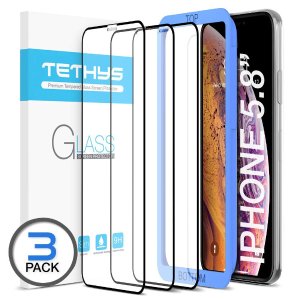 TETHYS Glass Screen Protector Designed for iPhone 11 Pro/iPhone Xs
