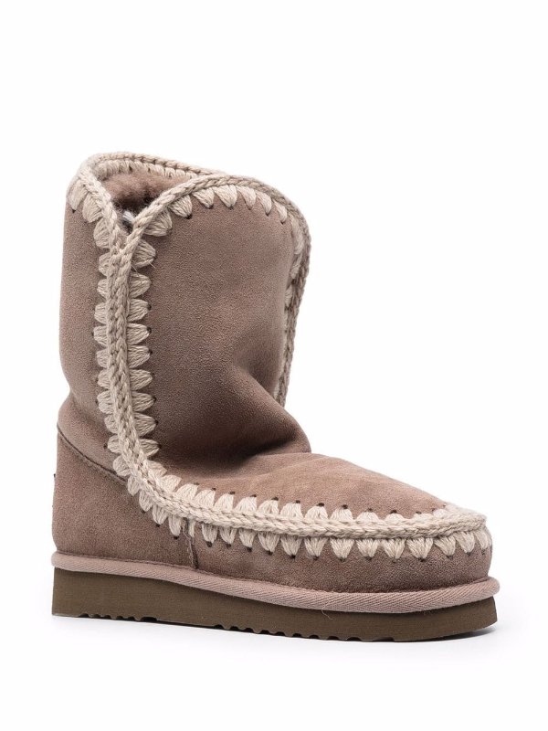 shearling-lined suede eskimo boots