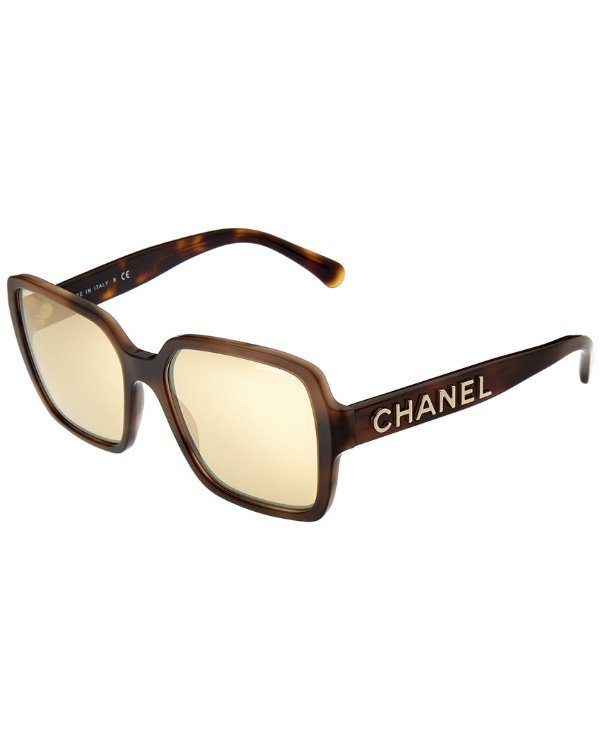 Women's CH5408 56mm Sunglasses