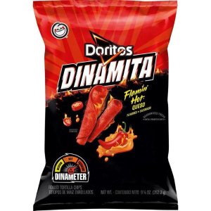 Doritos® Dinamita® Flamin Hot Queso Flavored Rolled Tortilla Chips 9.25 OZ