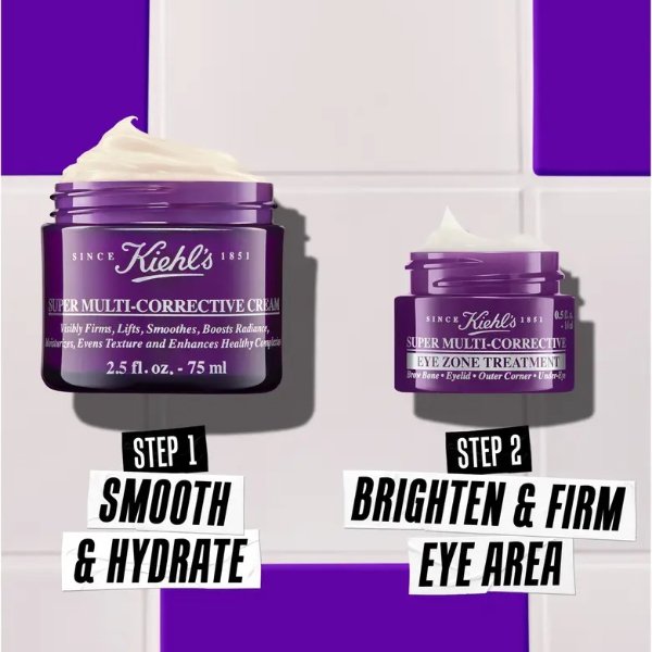 Super Multi Corrective Face Cream + Eye Treatment Duo $155 Value