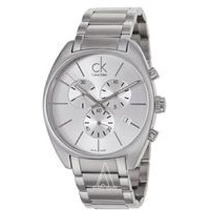 Calvin Klein Exchange 男式不锈钢 时尚腕表，型号 K2F27126